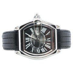 Cartier Roadster 2510. Schwarzes Zifferblatt Cartier Automatik W62041V3 Herrenuhr