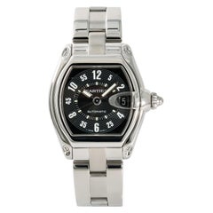 Cartier Roadster 2510 Men’s Automatic Stainless Steel Watch Black Dial