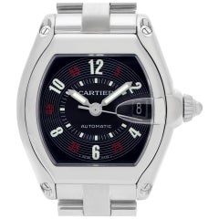 Cartier Roadster 2510 Stainless Steel Black Dial Automatic Watch