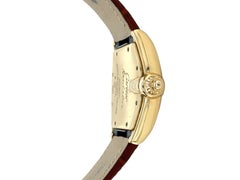 Cartier Roadster 2524 Men's Watch in 18K Gold with Leather Strap Box and Papers