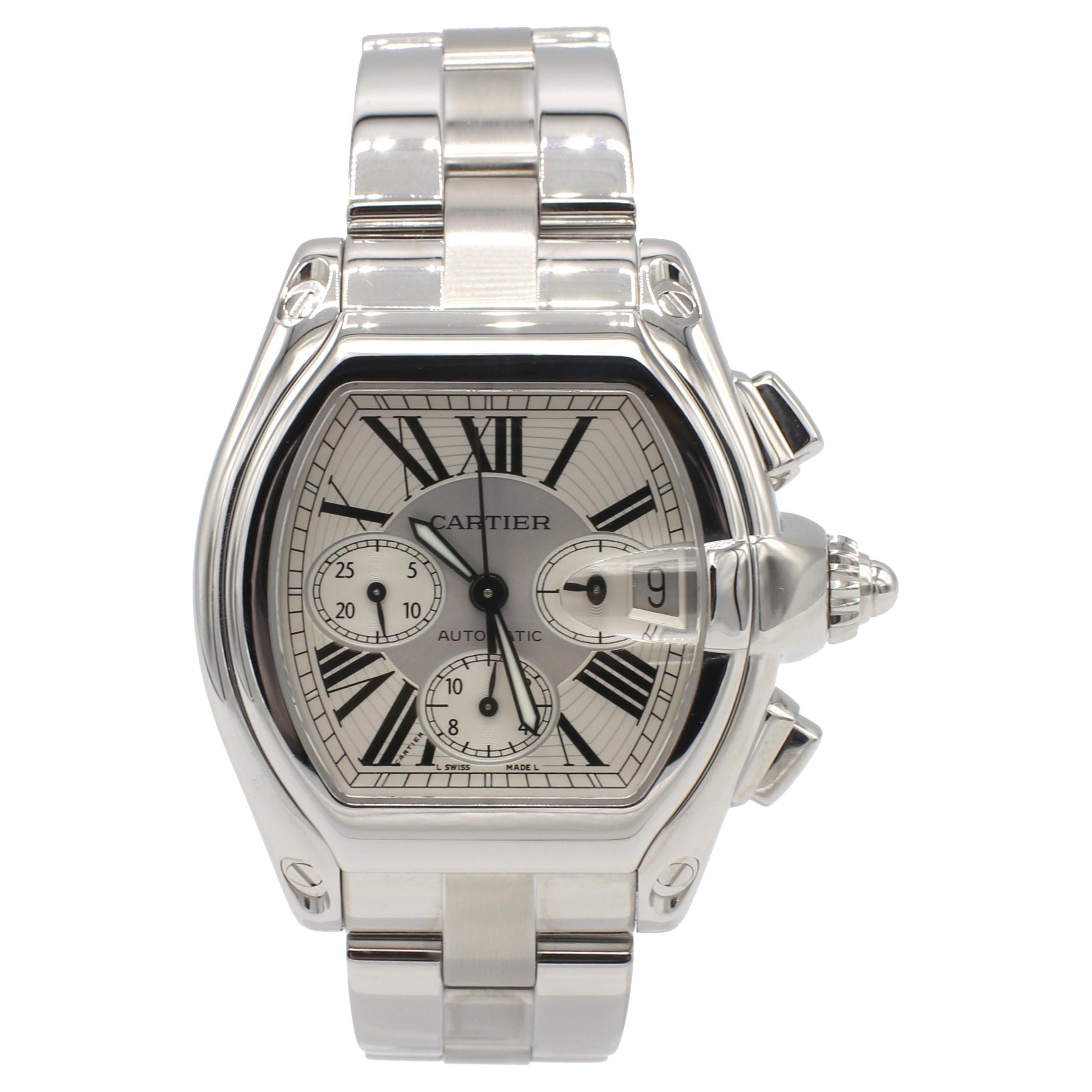 Cartier Roadster 2618 Automatic Stainless Steel Chronograph XL Watch