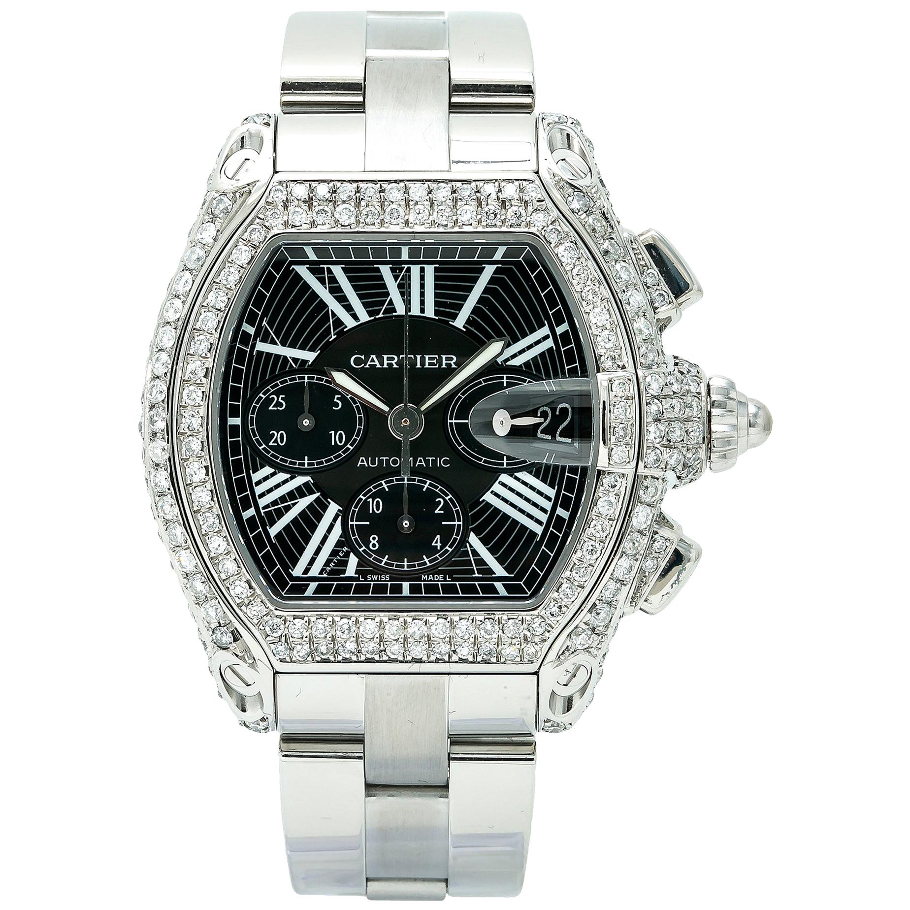 cartier mens roadster watch