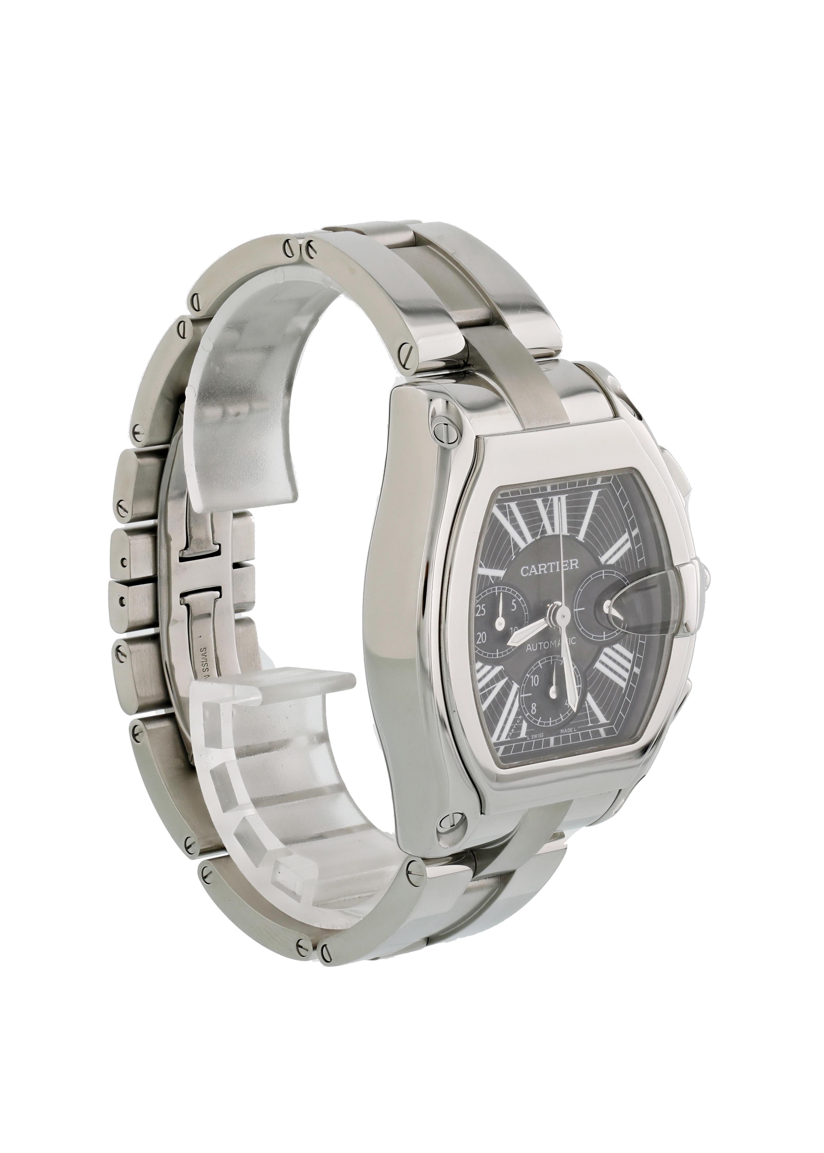 Cartier Roadster 2618 Men Watch In Excellent Condition In New York, NY