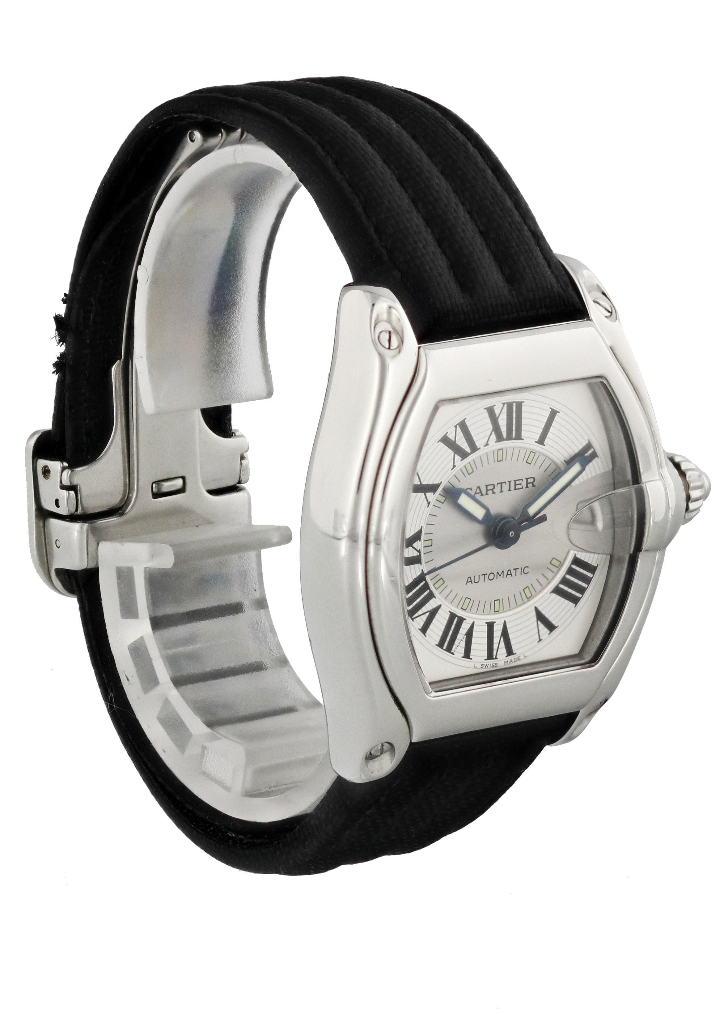 Cartier Roadster 2618 Men's Watch In Excellent Condition For Sale In New York, NY