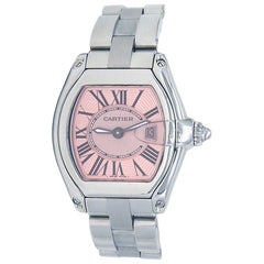 Cartier Roadster 2675, Pink Dial, Certified and Warranty