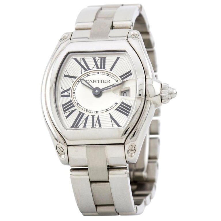 Cartier Roadster 2675, Silver Dial, Certified and Warranty For Sale at ...