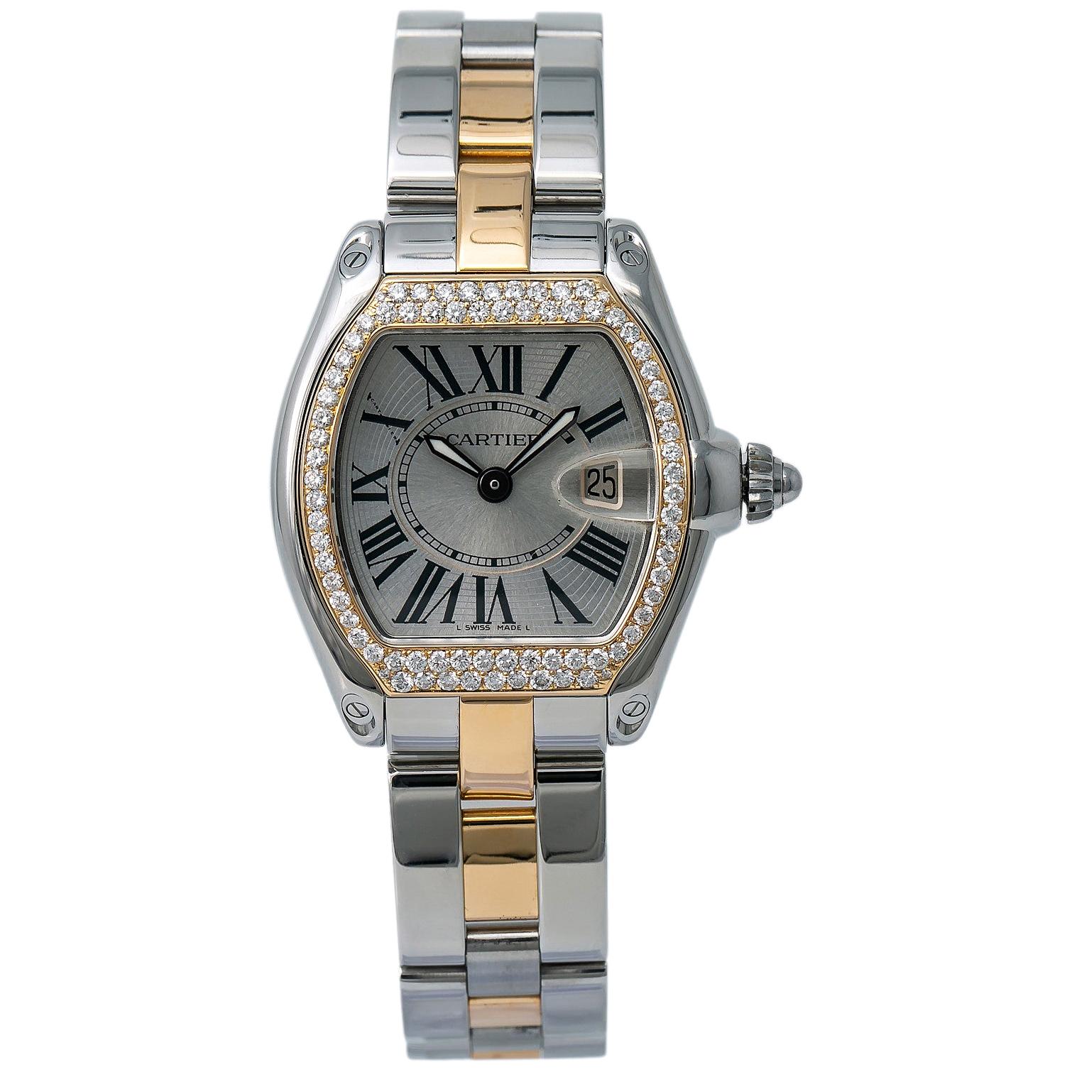 cartier watch diamond bezel