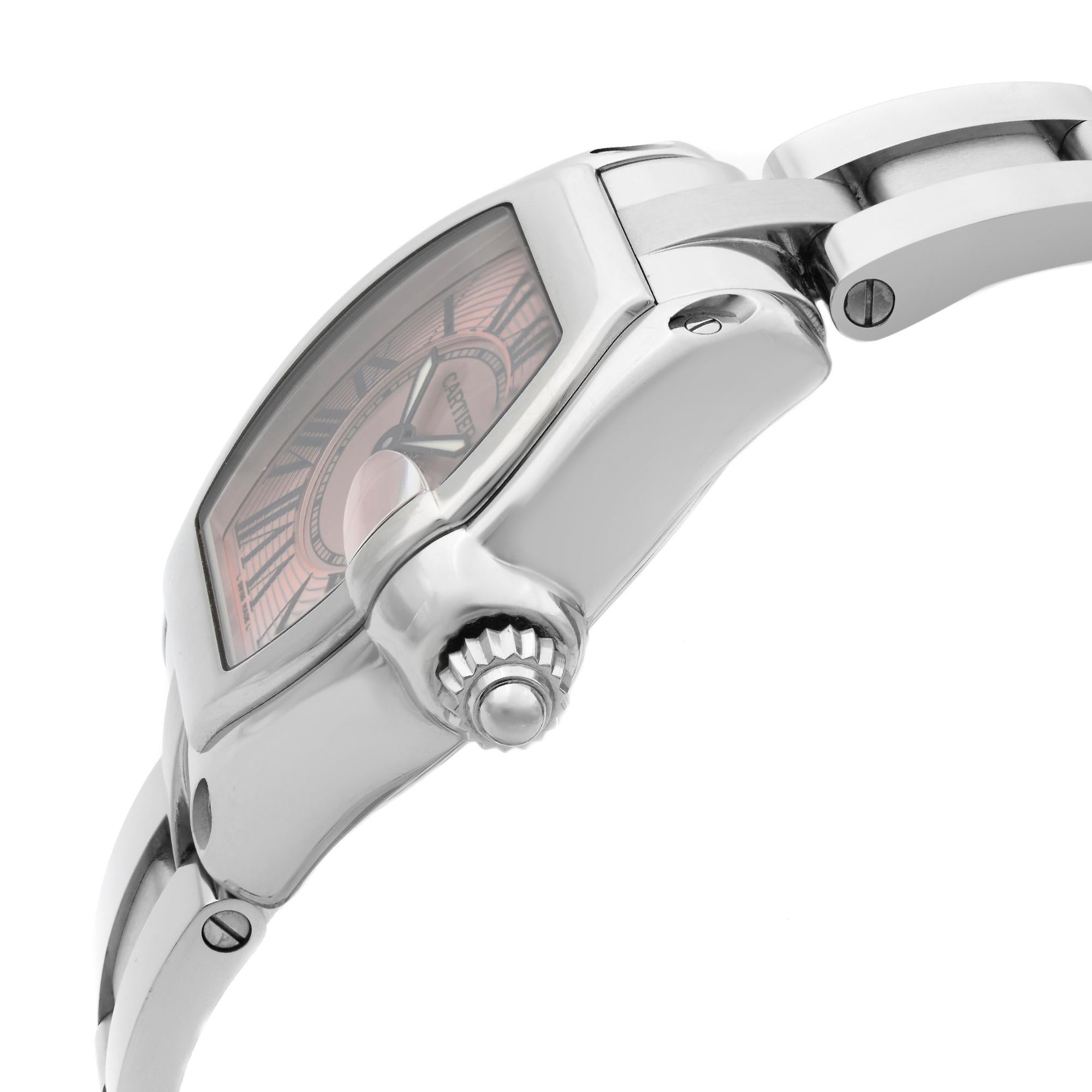 cartier watch pink face