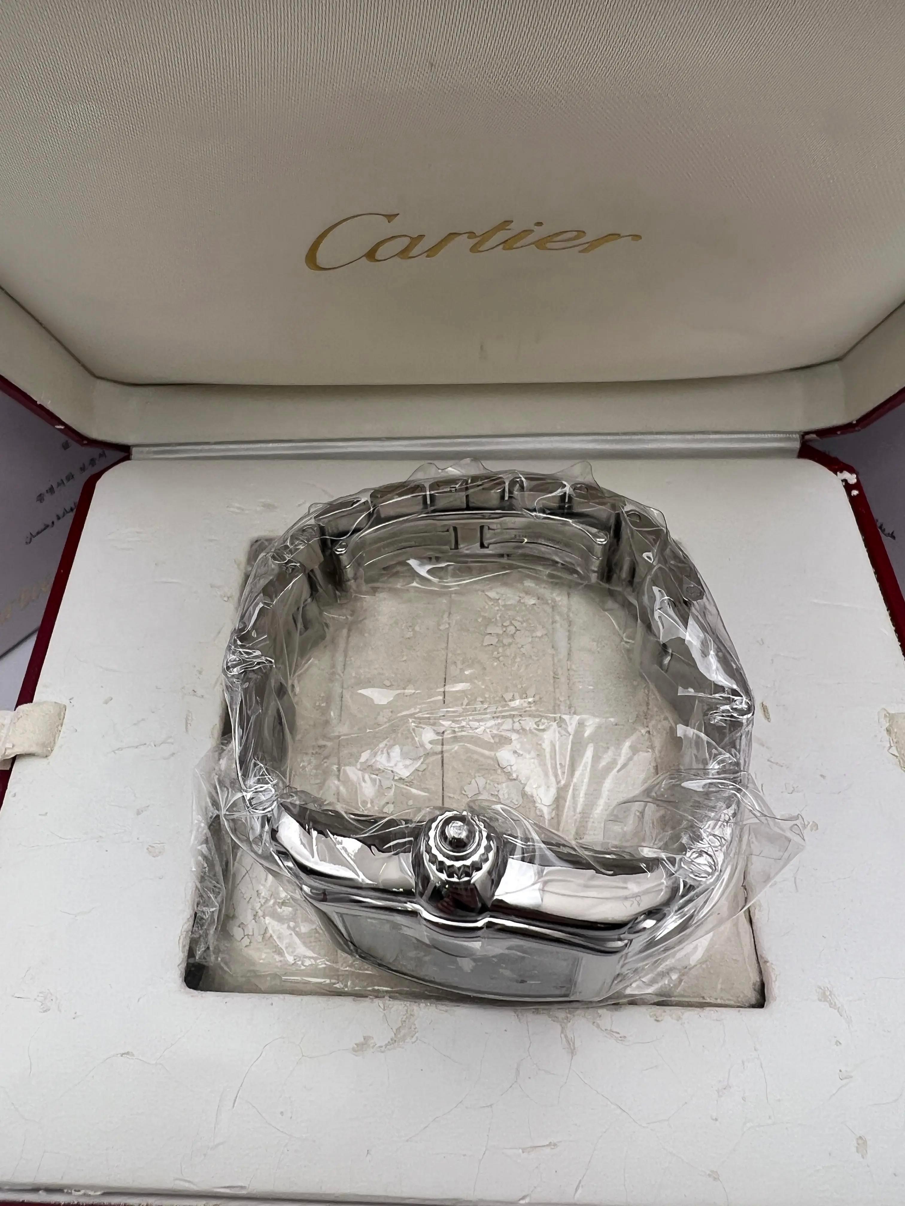 Cartier Roadster Schwarz Vegas Zifferblatt 38mm Box Papiere W62002V3 im Angebot 7