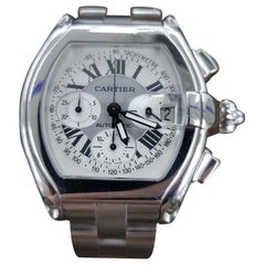Cartier Roadster Chrono, Stainless Steel