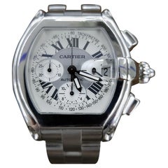 Cartier Roadster Chrono, Stainless Steel