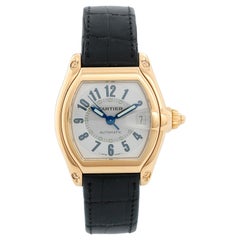 Cartier Roadster 18 Karat Yellow Gold Men's Watch