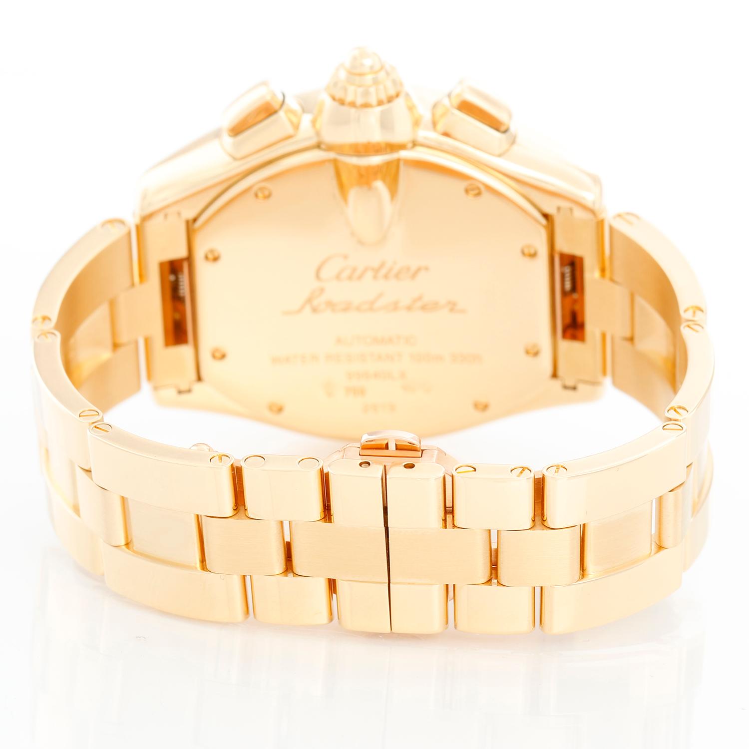 18k cartier watch