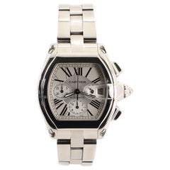 Cartier Roadster Chronograph Automatic Watch Stainless Steel 43
