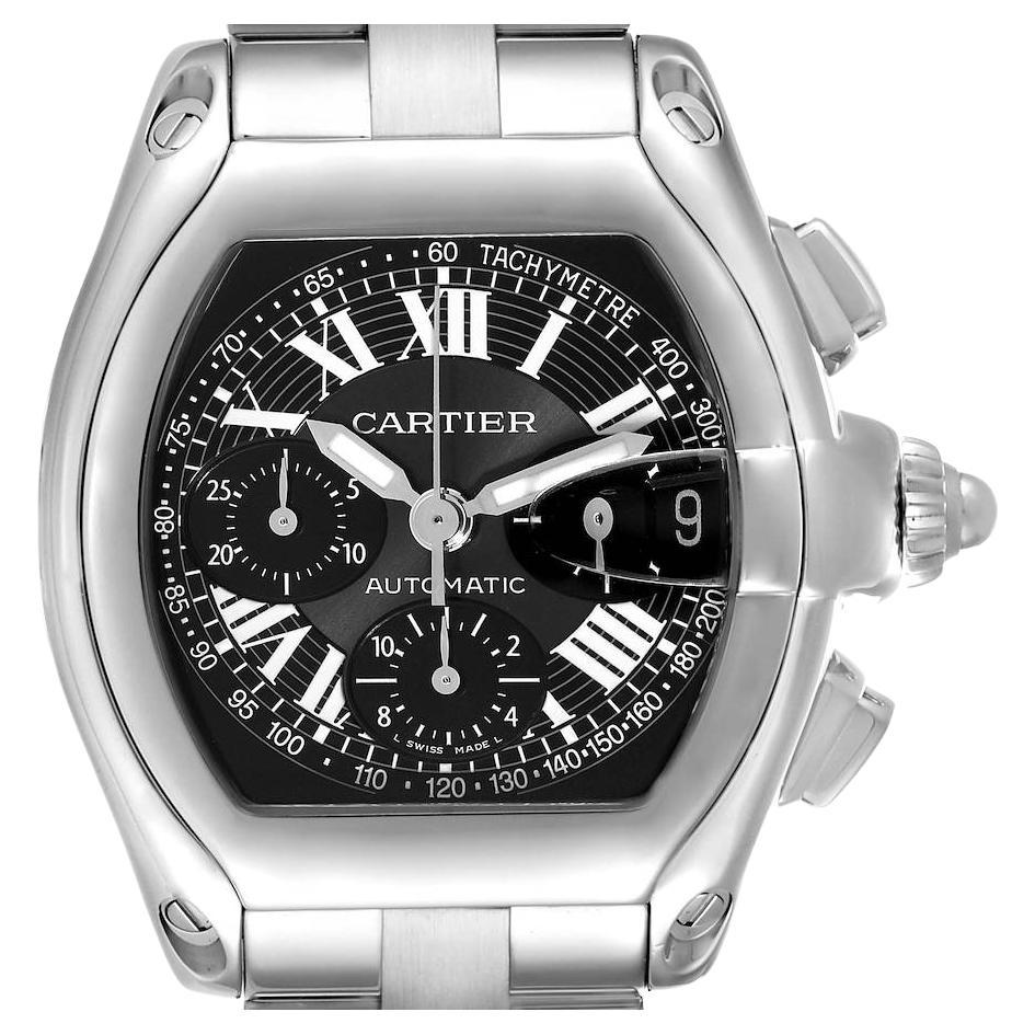 Cartier roadster chronograph black dial sales
