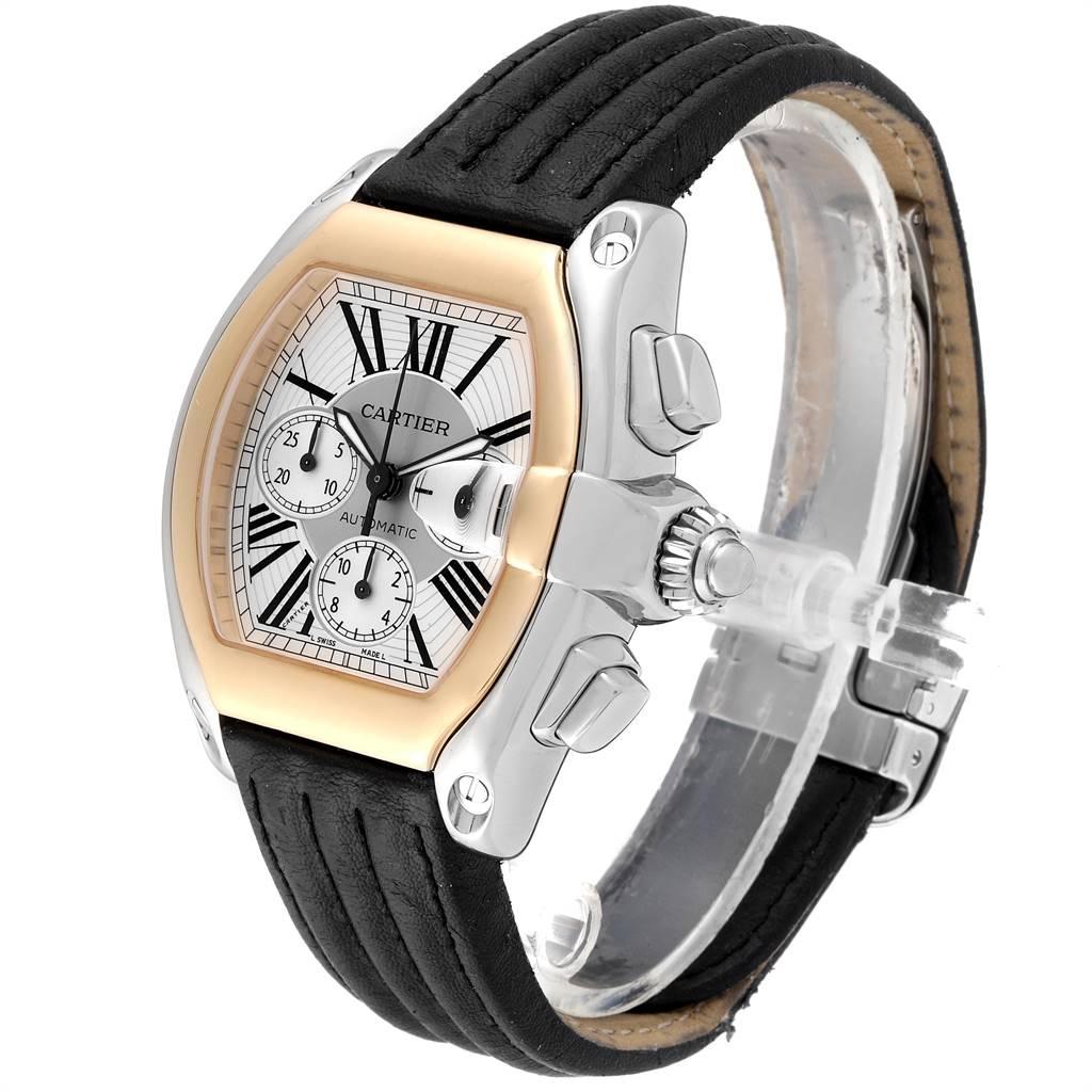 Men's Cartier Roadster Chronograph Men’s Steel Yellow Gold Watch W62027Z1
