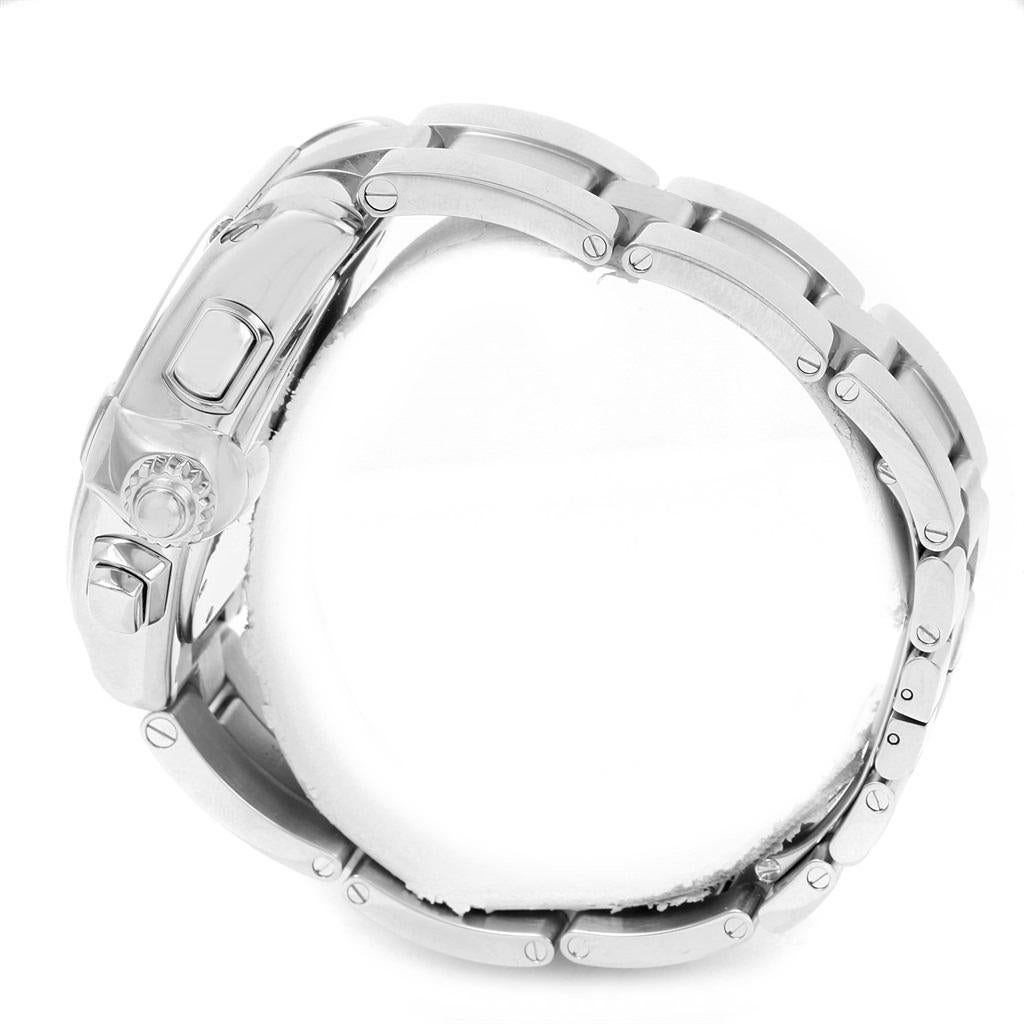 Cartier Roadster Chronograph Silver Dial Automatic Men's Watch W62019X6 For Sale at 1stDibs