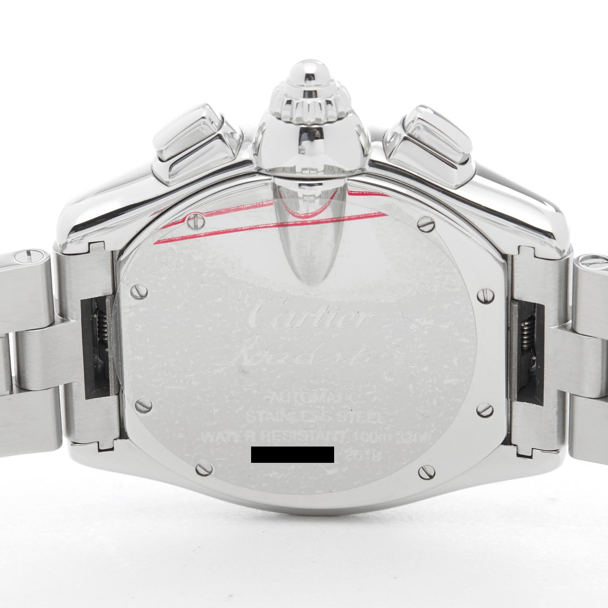 Cartier Roadster Chronograph Stainless Steel 2618 2
