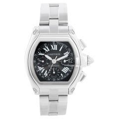 Used Cartier Roadster Chronograph Stainless Steel Men's Watch W62007X6 2618