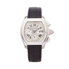Cartier Roadster Chronograph Stainless Steel W62019X6 Gents Wristwatch