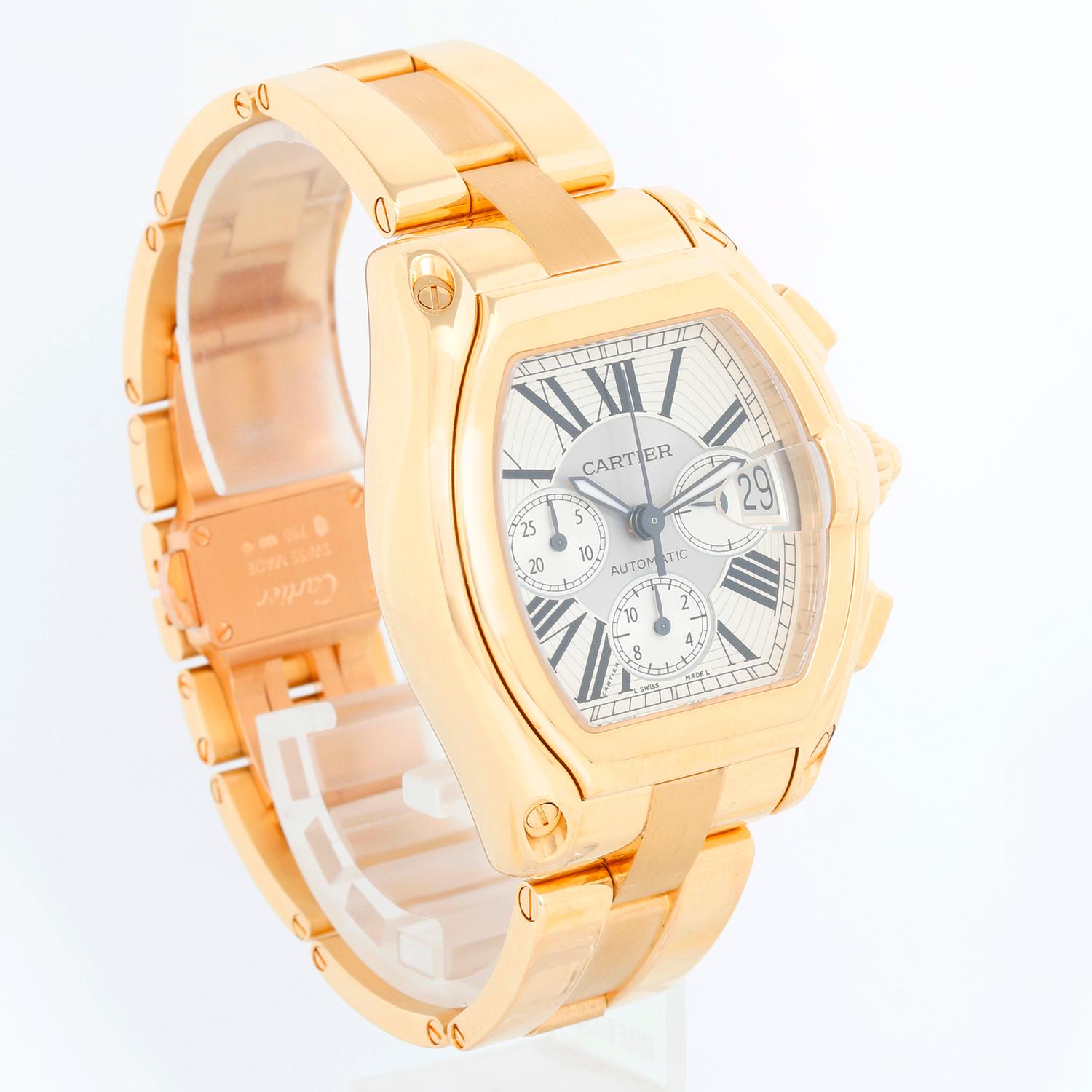 cartier roadster gold watch