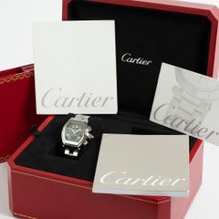 Cartier Roadster Chronograph XL, Ref 2618, Box & Papers, Outstanding Condition