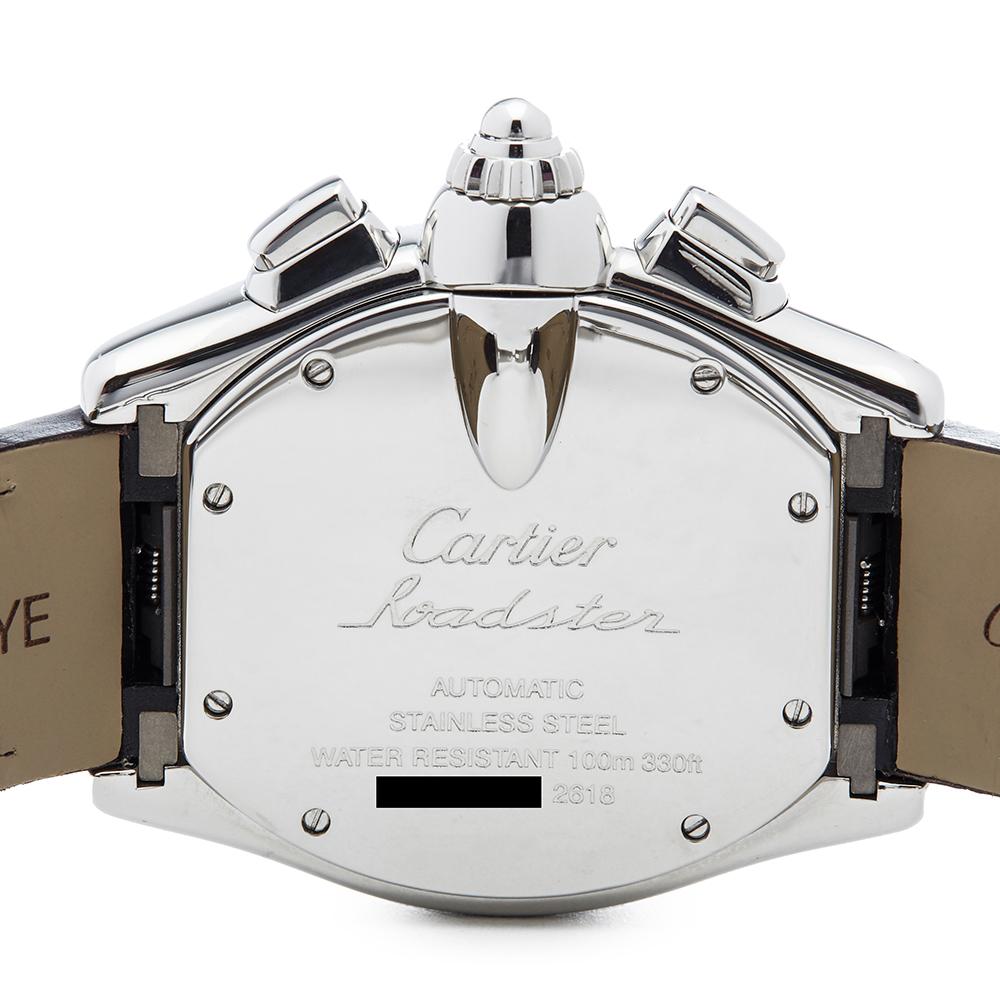 Modern Cartier Roadster Chronograph XL Stainless Steel 2618