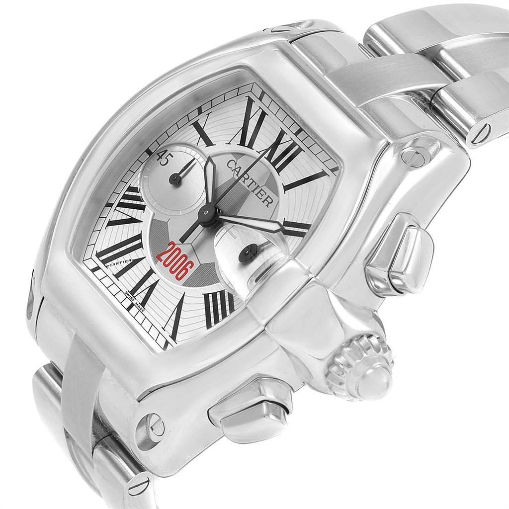 Cartier Roadster FIFA World Cup Germany 2006 Limited 150 Watch W62044X6 In Excellent Condition In Atlanta, GA