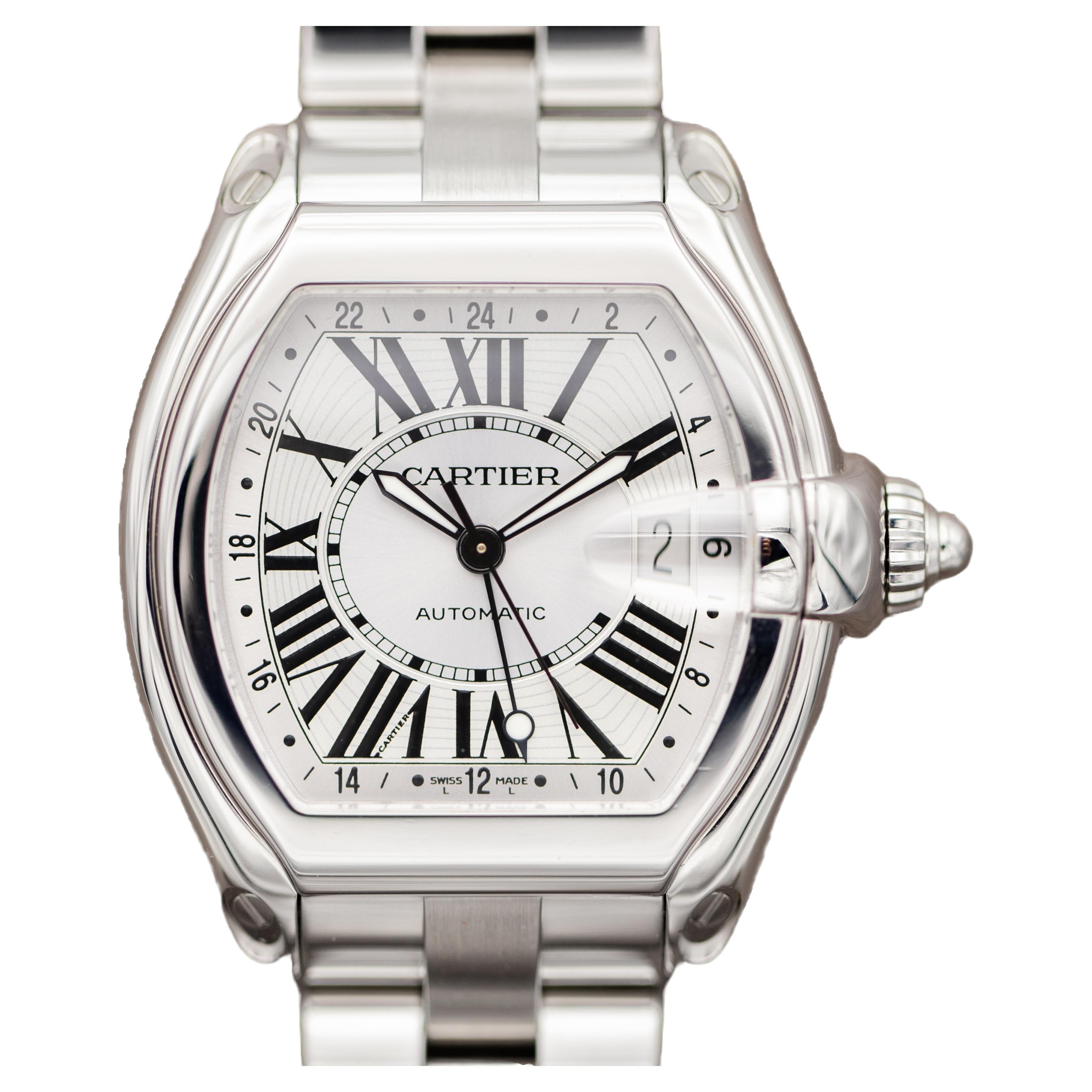Cartier Roadster GMT XL 42mm - Vintage Men's Automatic Watch For Sale