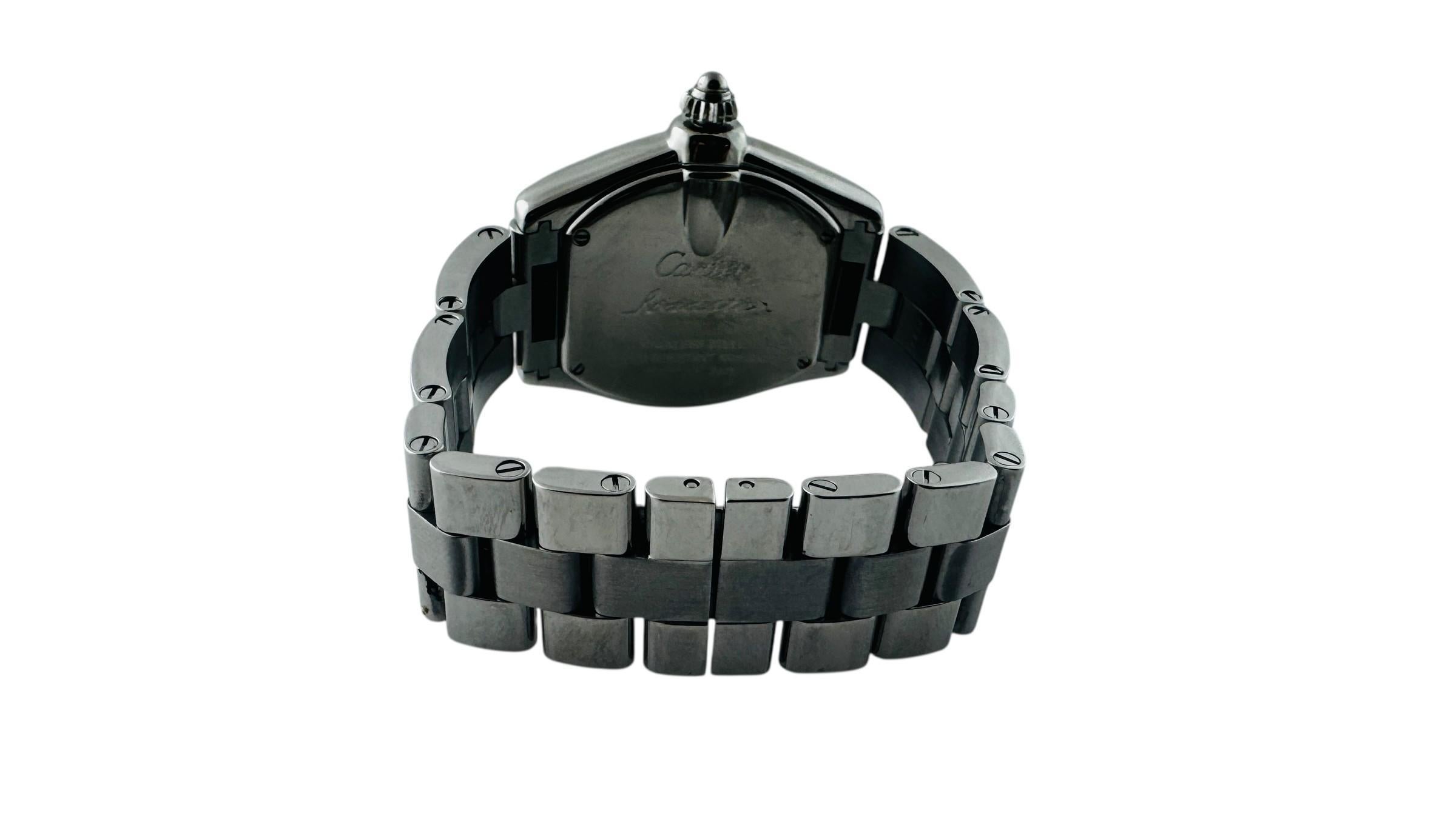 Cartier Roadster Donna 2675 Orologio inossidabile quadrante argento #23251 in vendita 4