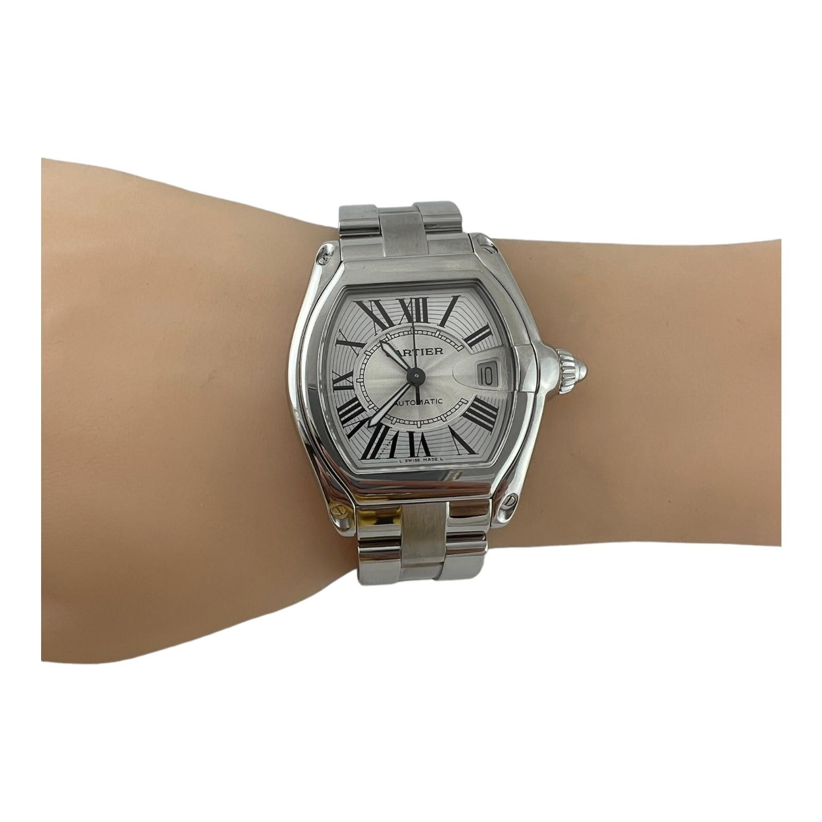Cartier Roadster Large 2510 Automatic W62025V3 Stainless Watch 3