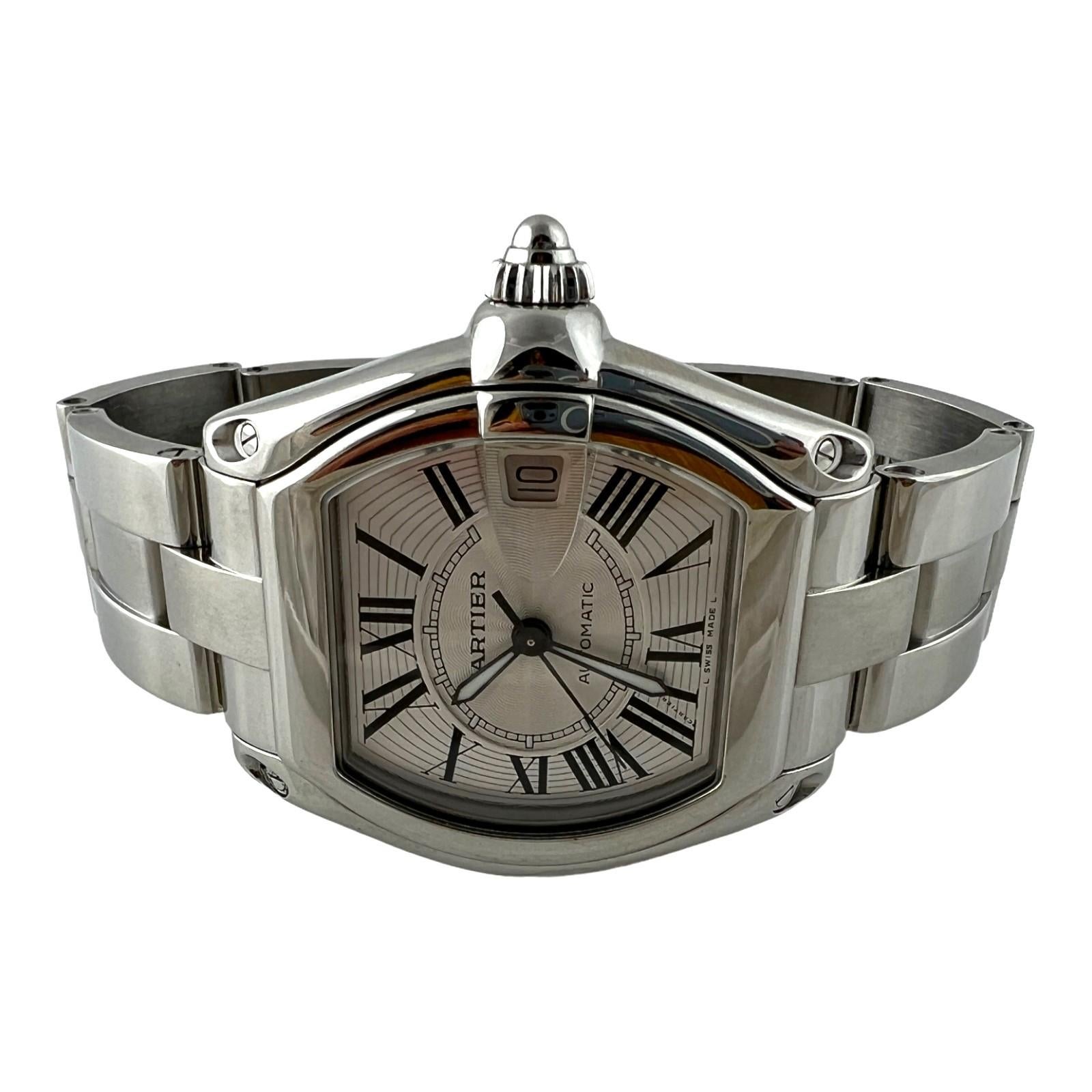 Cartier Roadster Large 2510 Automatic W62025V3 Stainless Watch 7