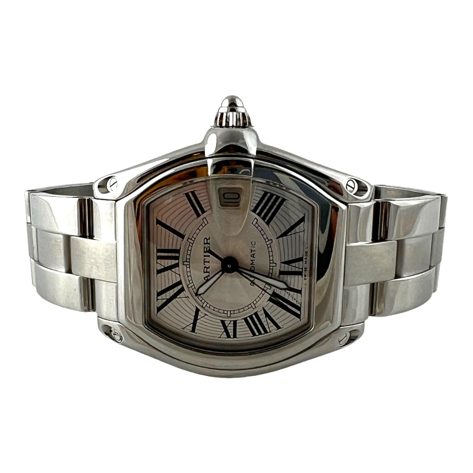 Cartier Roadster Large 2510 Automatic W62025V3 Stainless Watch 1