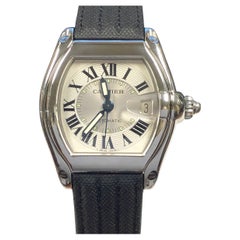 Cartier Roadster Large Automatic Reference 2510 Steel Wrist Watch