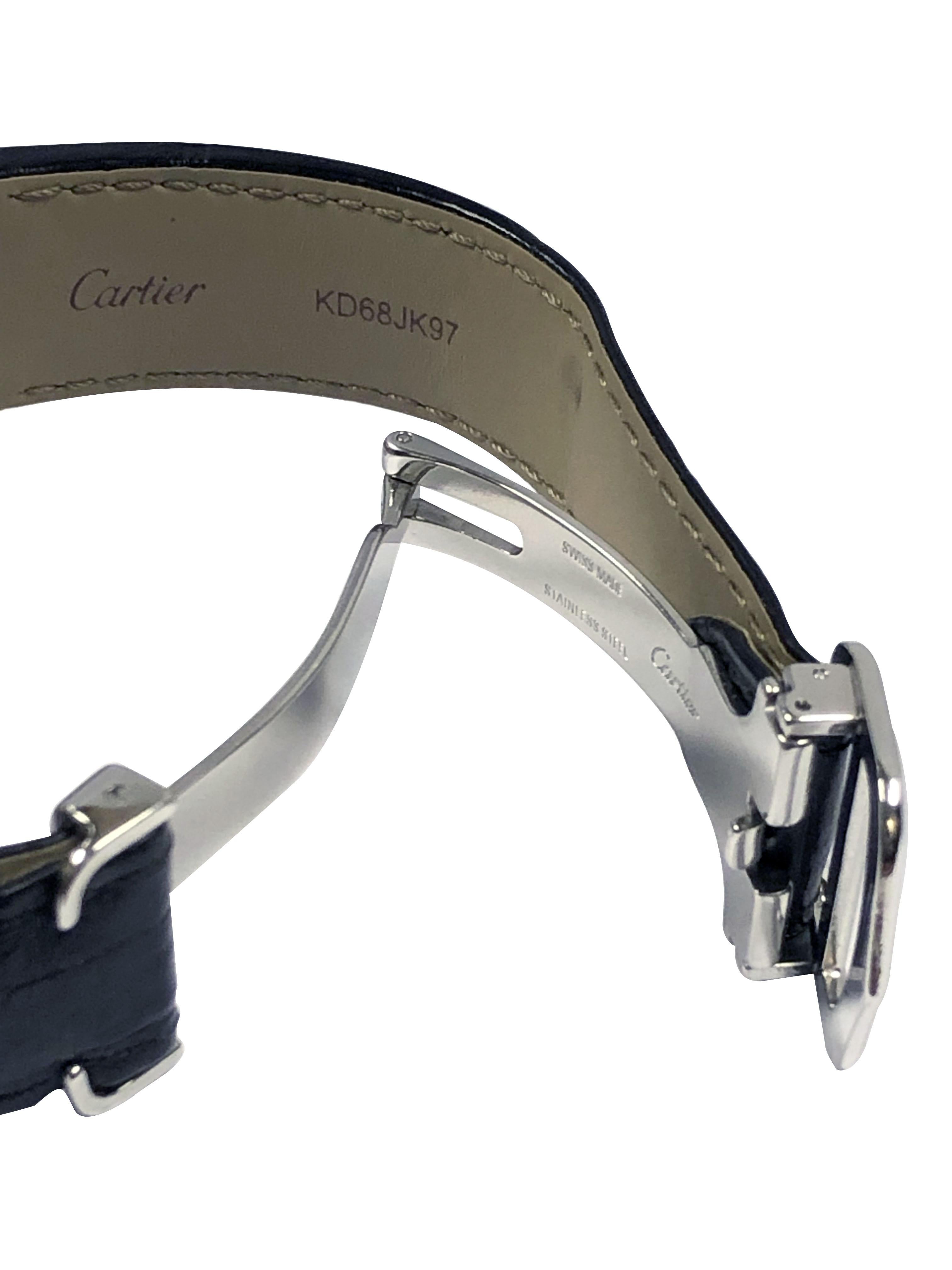 Women's or Men's Cartier Roadster Large Automatic Wrist Watch For Sale