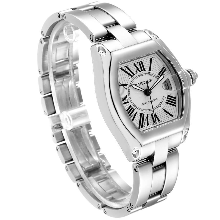 cartier roadster automatic stainless steel water resistant 100m 330ft