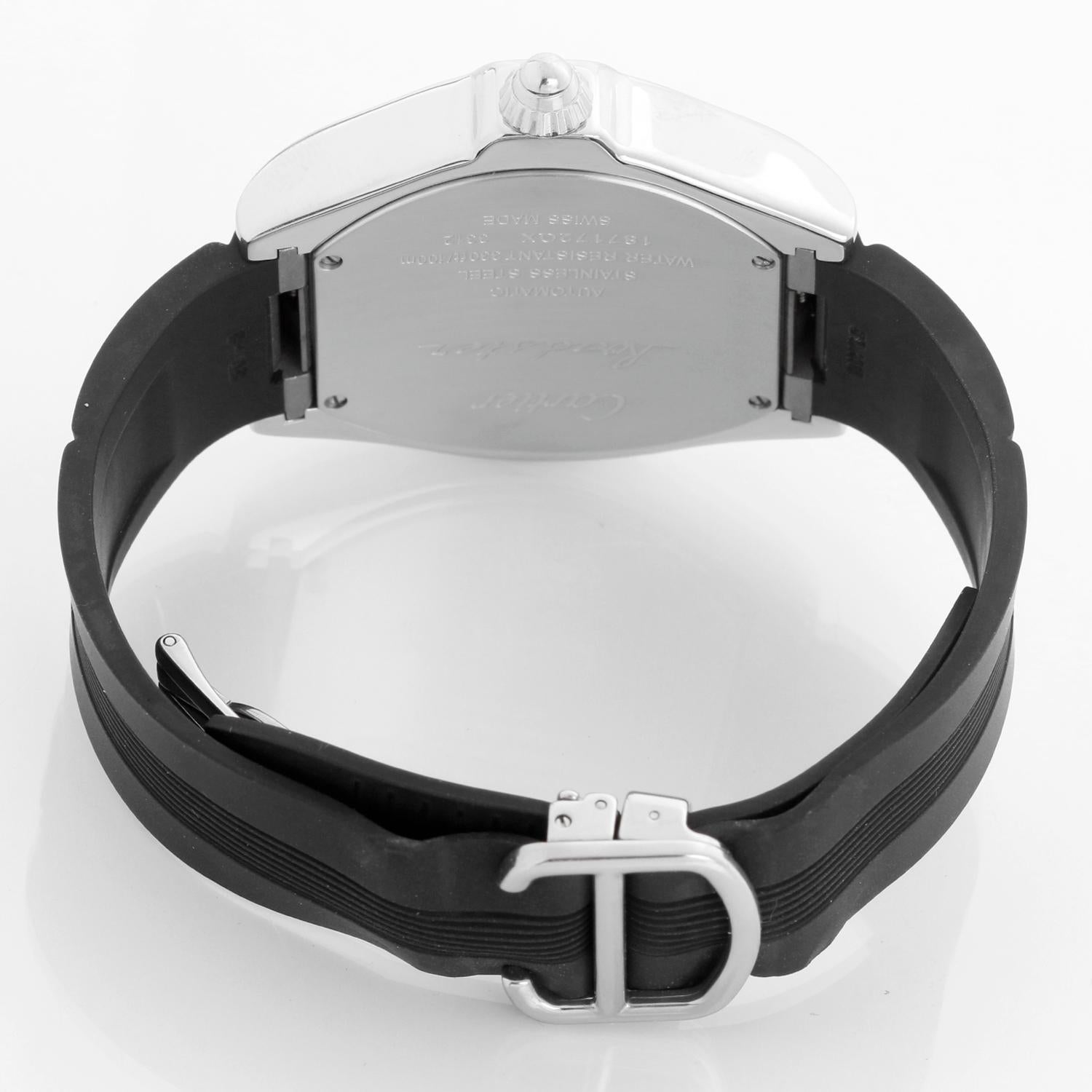 Women's or Men's Cartier Roadster Men's Stainless Steel Sports Watch W6206018  3312 For Sale
