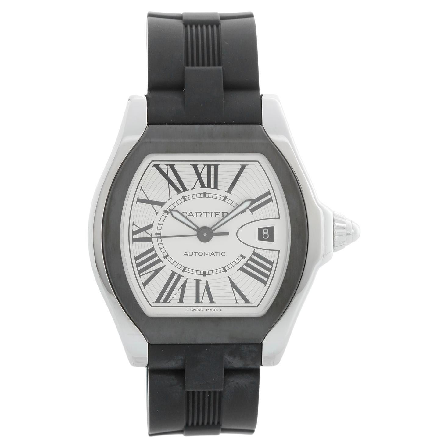 Cartier Roadster Men's Stainless Steel Sports Watch W6206018  3312