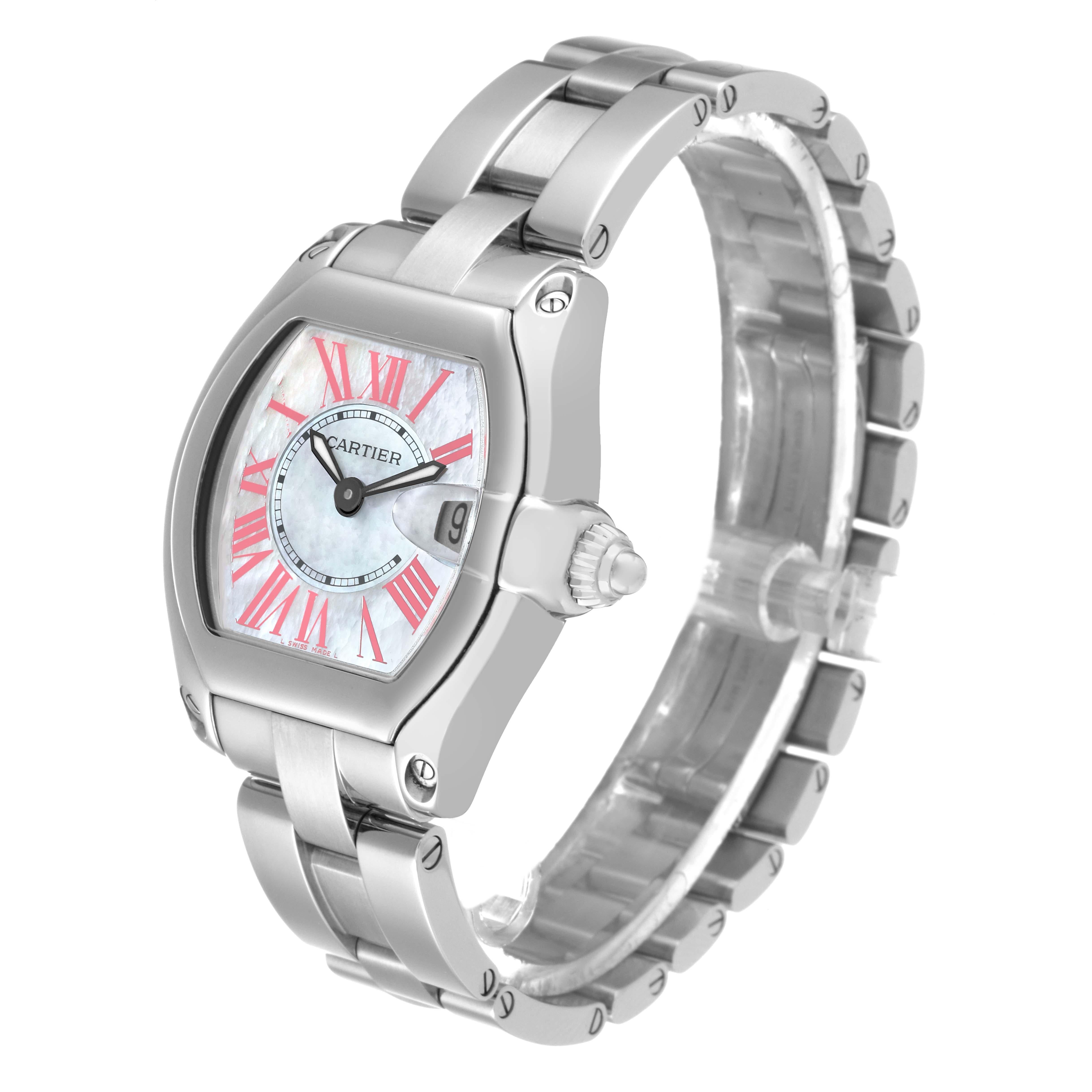 cartier pink face watch