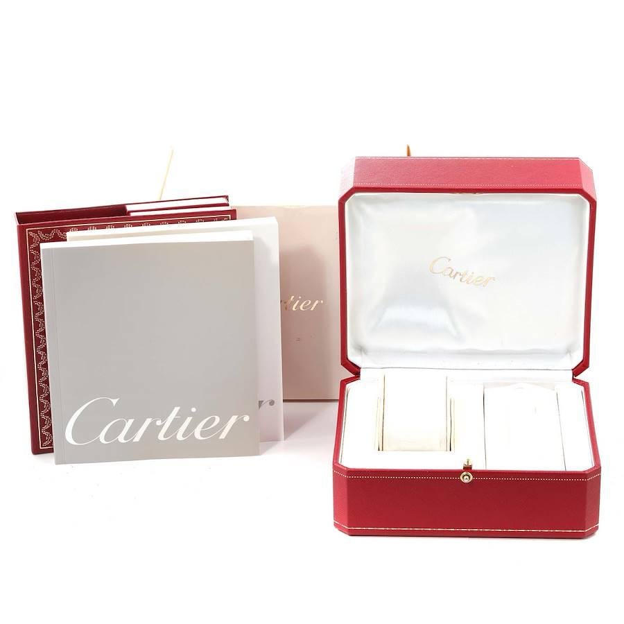 Cartier Roadster Pink Dial Steel Ladies Watch W62017V3 Box Papers 5
