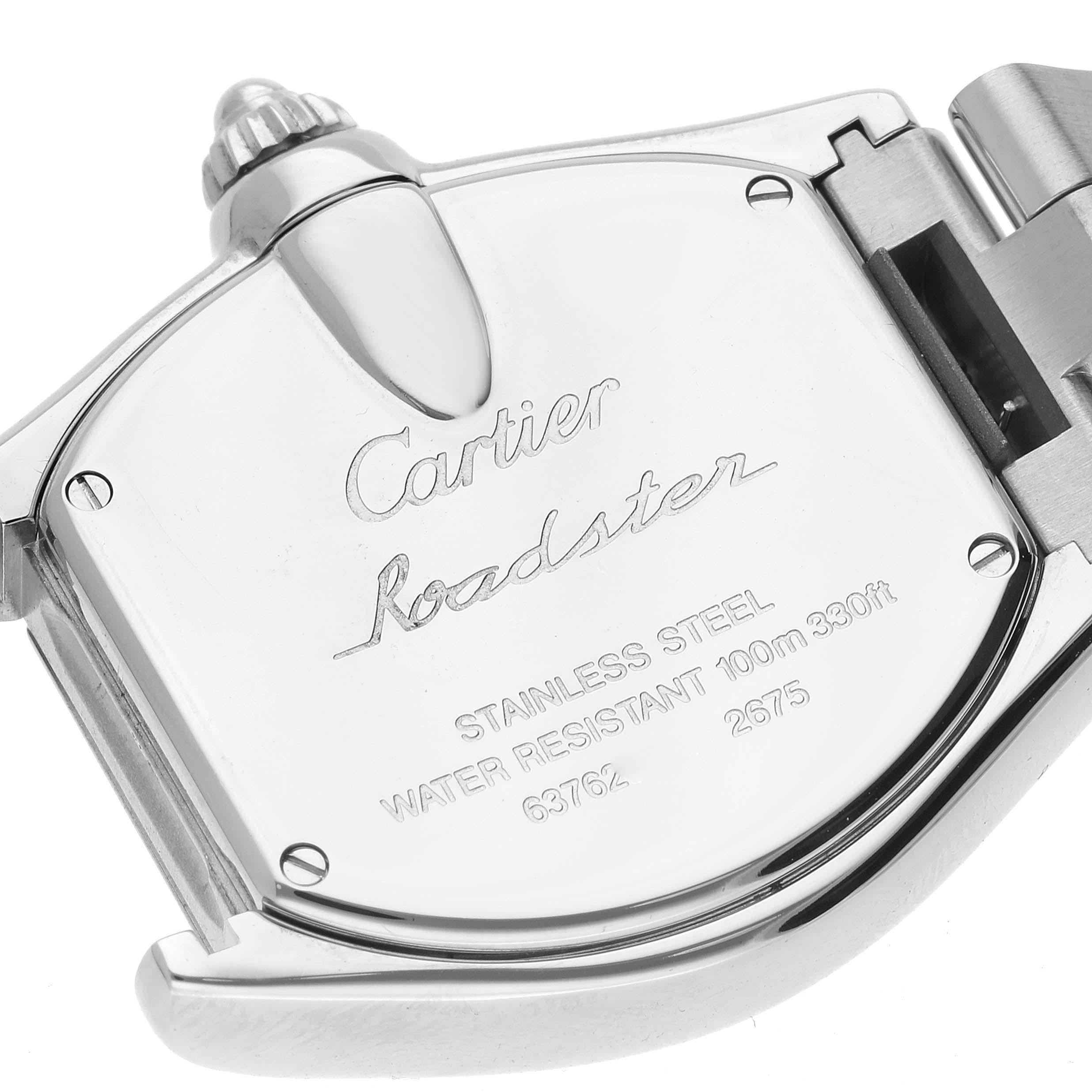 Cartier Roadster Pink Ribbon Breast Cancer Awareness LE Watch W62043V3 1