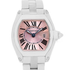 Cartier Roadster Pink Ribbon Breast Cancer Awareness LE Watch W62043V3