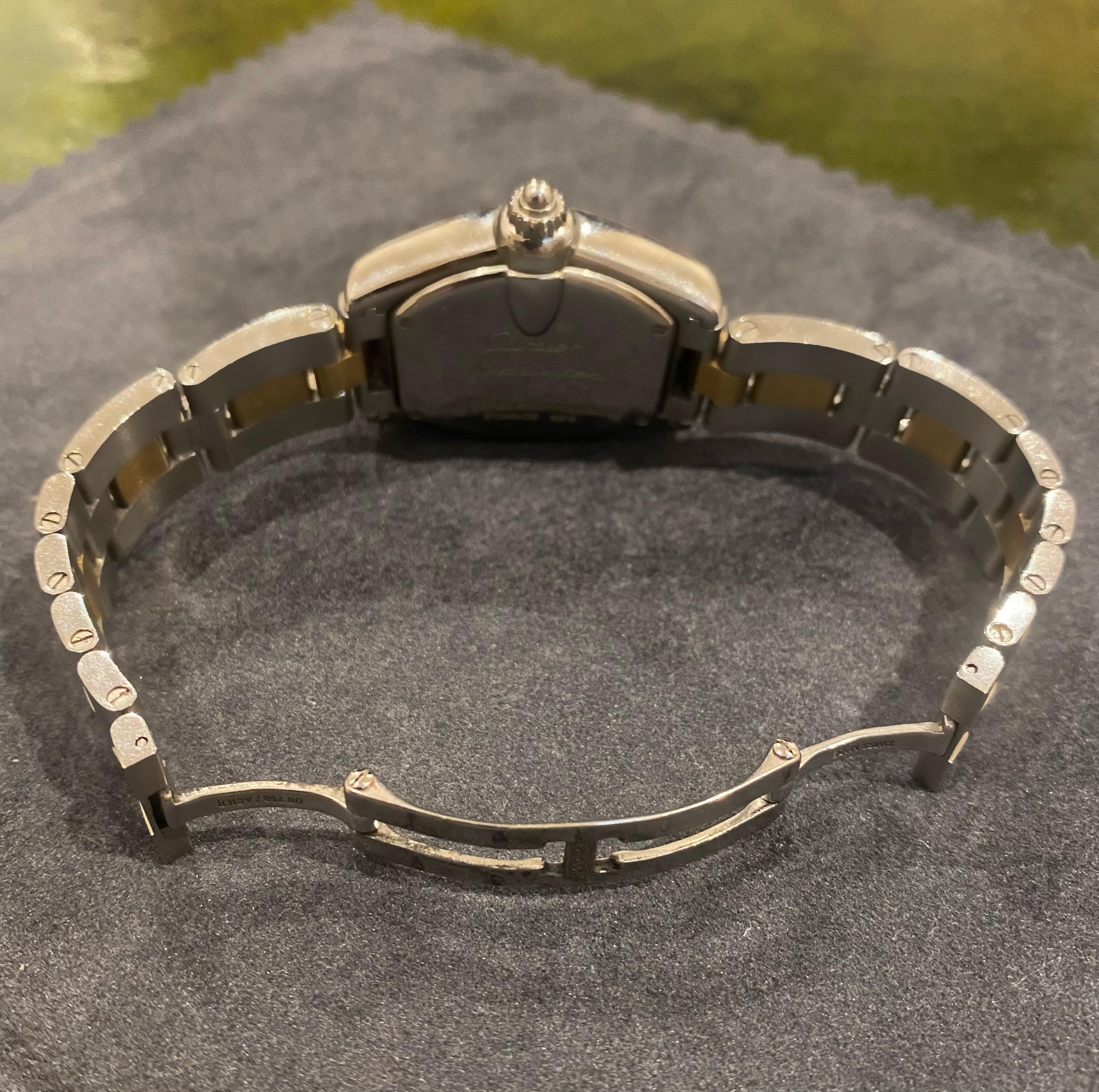 Cartier Roadster Ref 2675 18k Gold & Steel Quartz Ladies' Watch + Box, c2000s 1