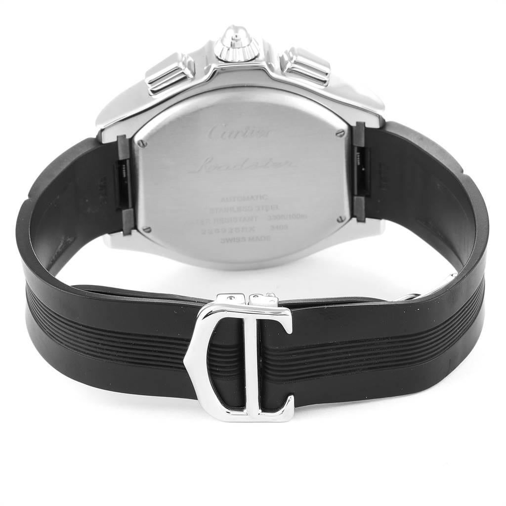 Men's Cartier Roadster Rubber Strap Chronograph Men’s Watch W6206020