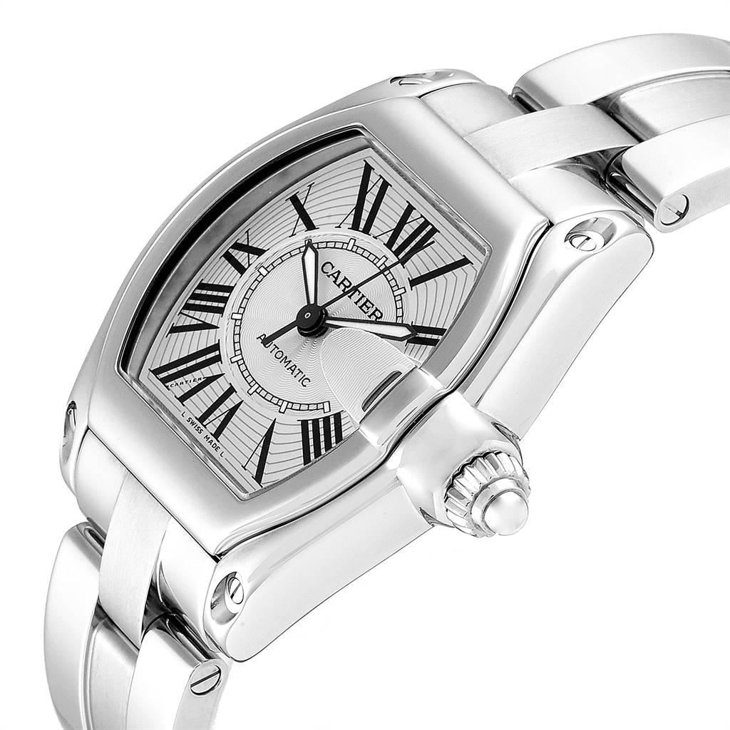 Cartier Roadster Silver Dial Large Steel Men's Watch W62025V3 1