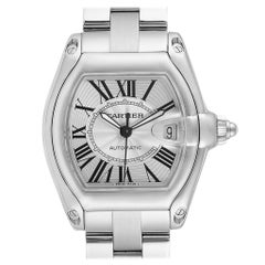 Cartier Roadster Silver Dial Large Steel Men's Watch W62025V3