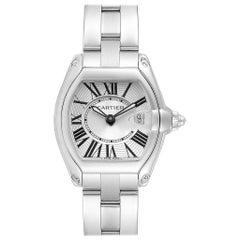 Cartier Roadster Silver Dial Small Model Steel Ladies Watch W62016V3