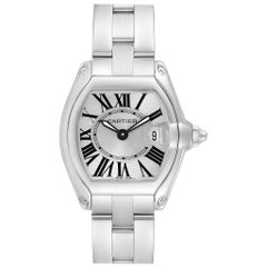 Cartier Roadster Silver Dial Small Model Steel Ladies Watch W62016V3