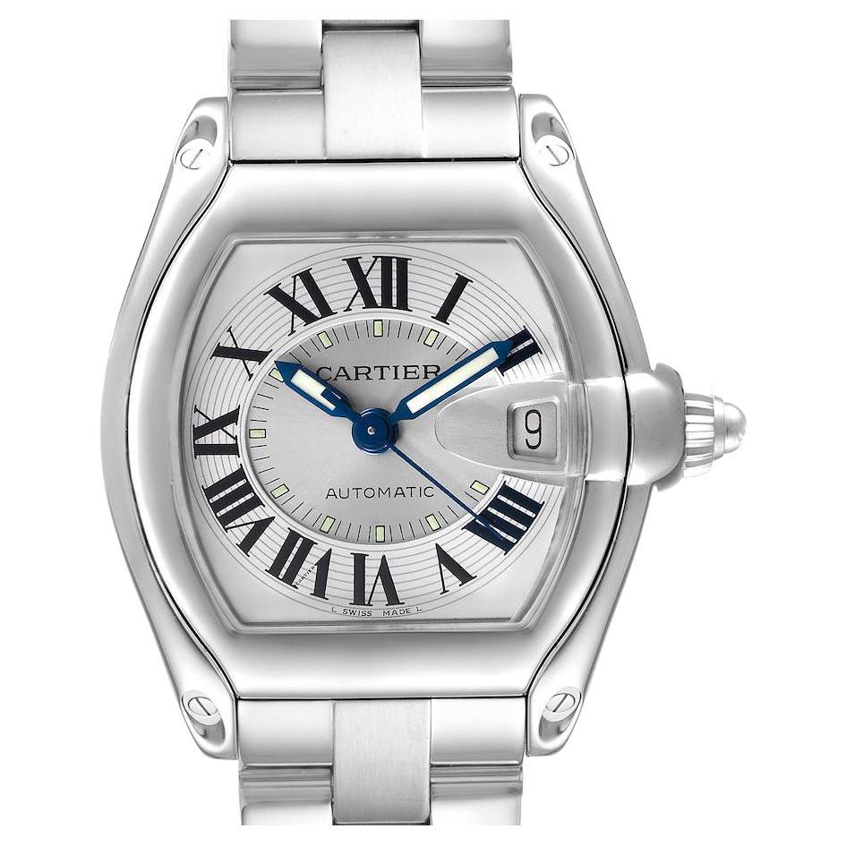 Cartier Men's Roadster wrist watch Silver water resistant main image 1