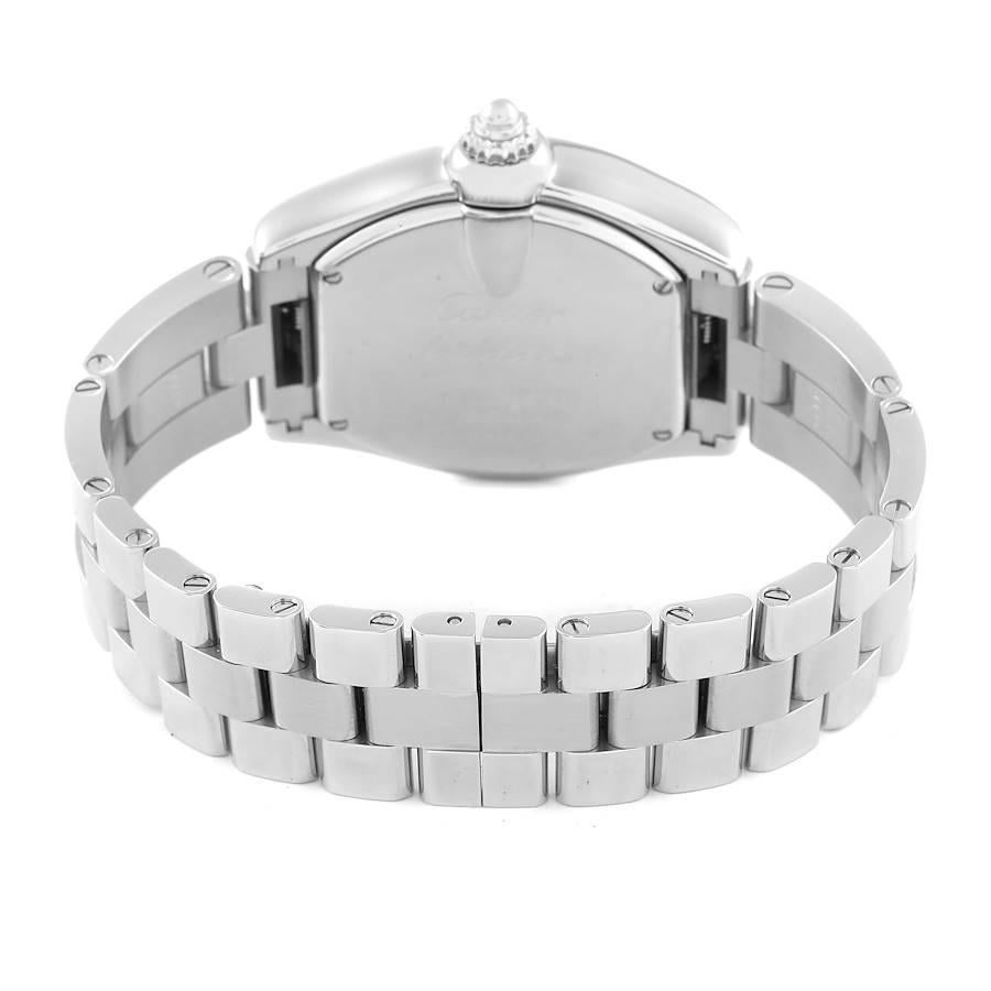 Women's Cartier Roadster Small Pink Dial Steel Ladies Watch W62017V3